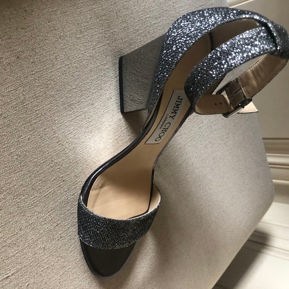 Jimmy Choo Edina 85 Glitter High heel - Picture 2 of 4